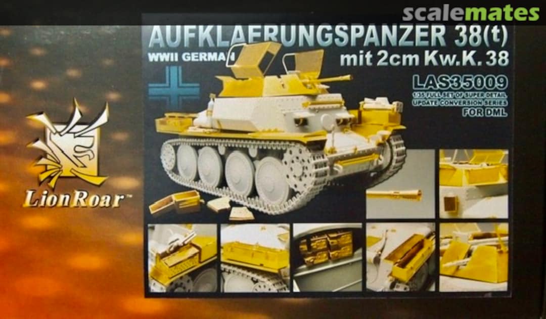 Boxart Aufklärungspanzer 38(t) mit 2cm Kw.K. 38 LAS35009 Lion Roar