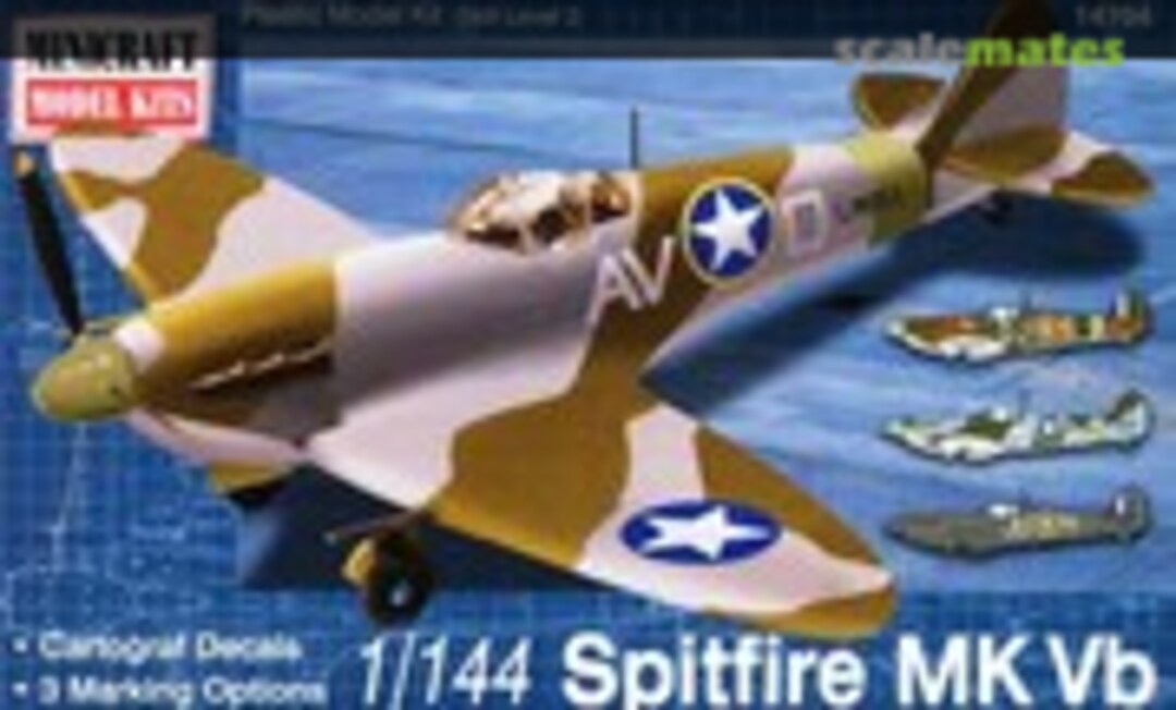 1:144 Spitfire MK Vb (Minicraft Model Kits 14704)