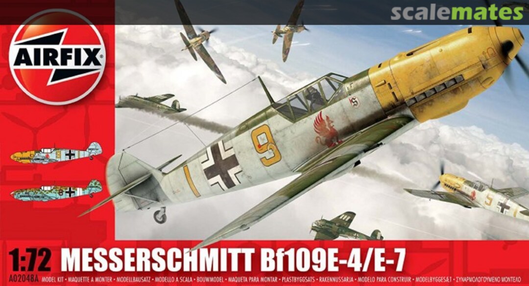 Boxart Messerschmitt Bf109E-4/E-7 A02048A Airfix