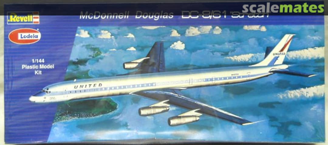 Boxart McDonnell Douglas DC-8/61 'Stretch' H-270 Revell/Lodela