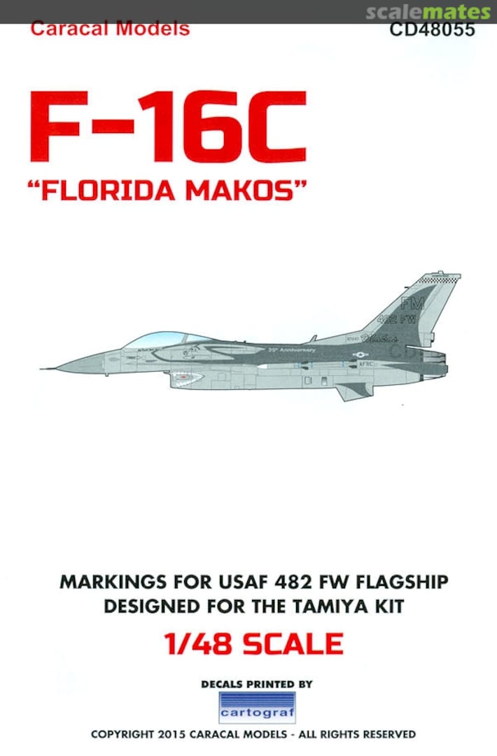 Boxart F-16C CD48055 Caracal Models