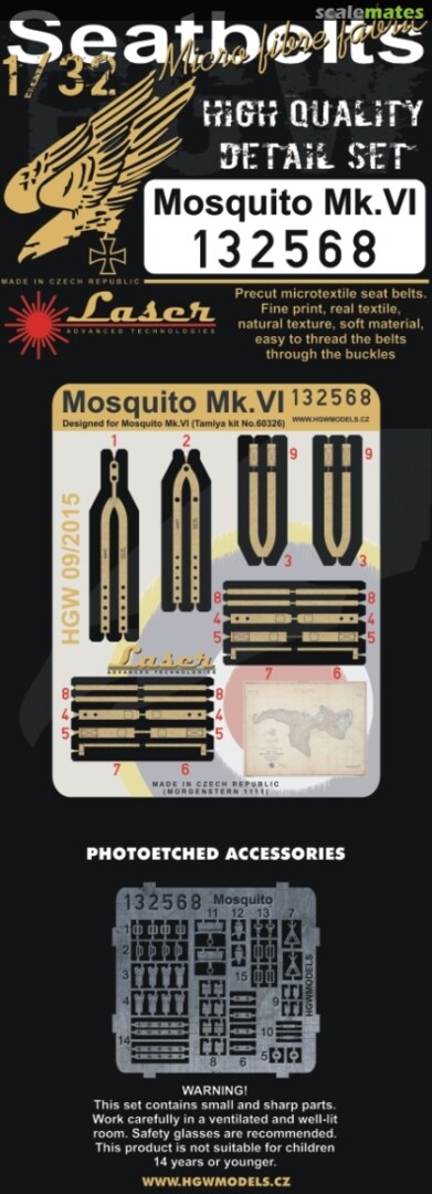 Boxart Mosquito Mk.VI 132568 HGW Models