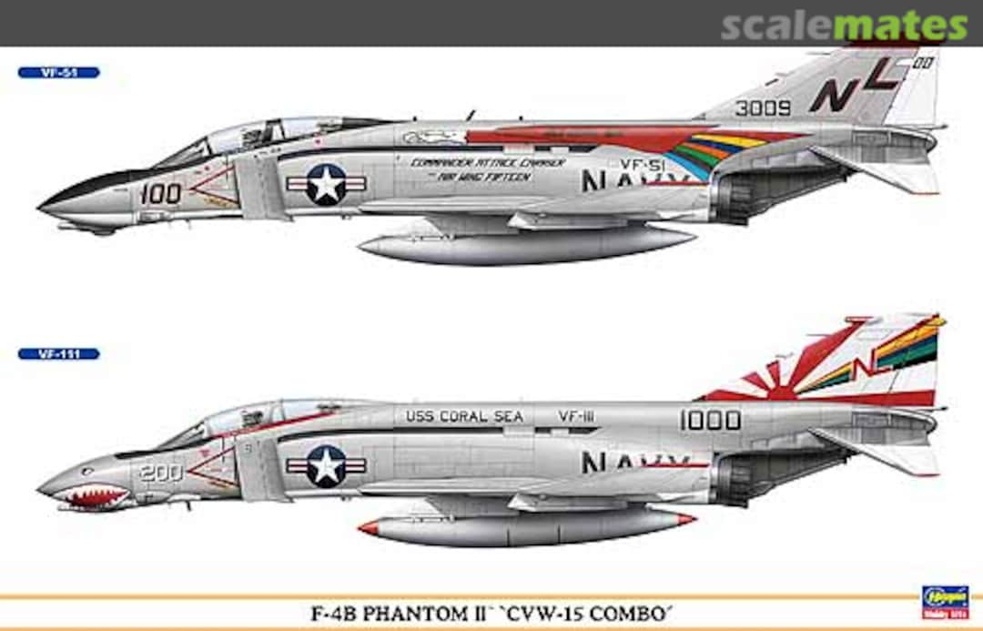 Boxart F-4B Phantom II `CVW-15 Combo´ 00956 Hasegawa