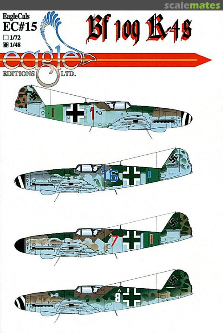 Boxart Bf 109K-4s EagleCals EC48-15 Eagle Editions