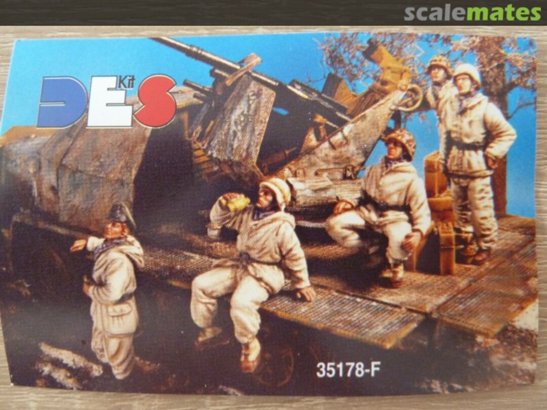 Boxart Fünf Soldaten im Winteranzug 35178-F DES Kit