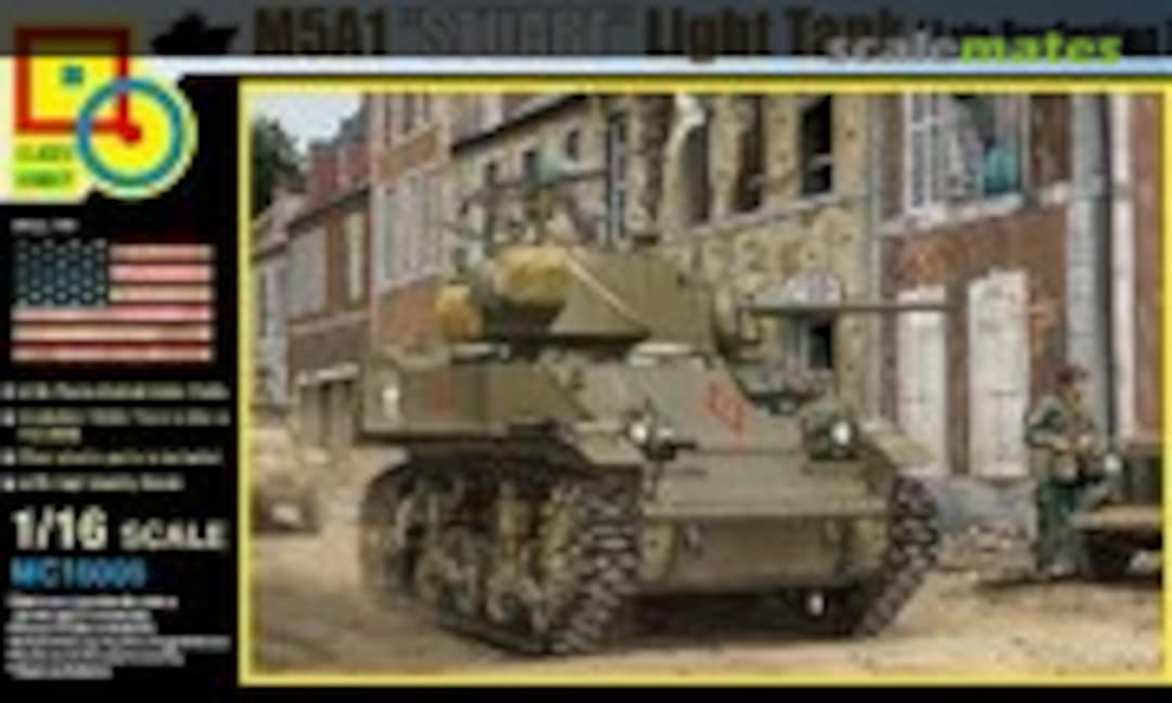 1:16 M5A1 &quot;Stuart&quot; Light Tank (Late Production) (Classy Hobby MC16006)