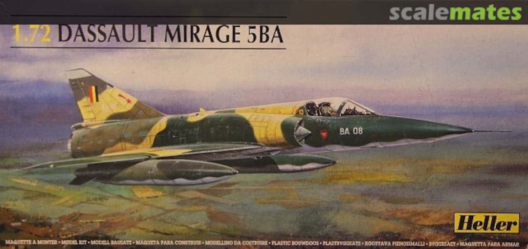 Boxart Dassault Mirage 5BA 80324 Heller