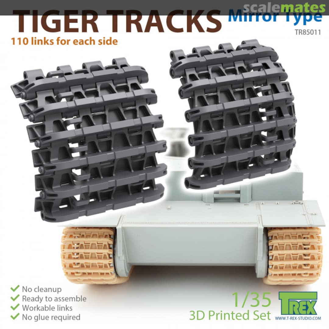 Boxart Tiger Tracks Mirror Type TR85011 T-Rex Studio