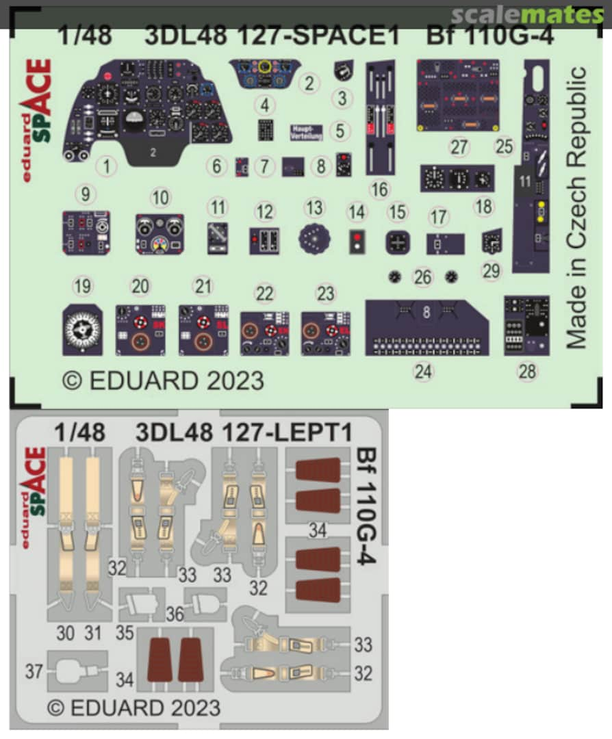 Boxart Bf 110G-4 3DL48127 Eduard