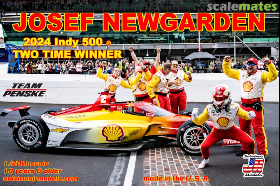 Boxart Josef Newgarden 2024 IndyCar  Salvinos JR Models