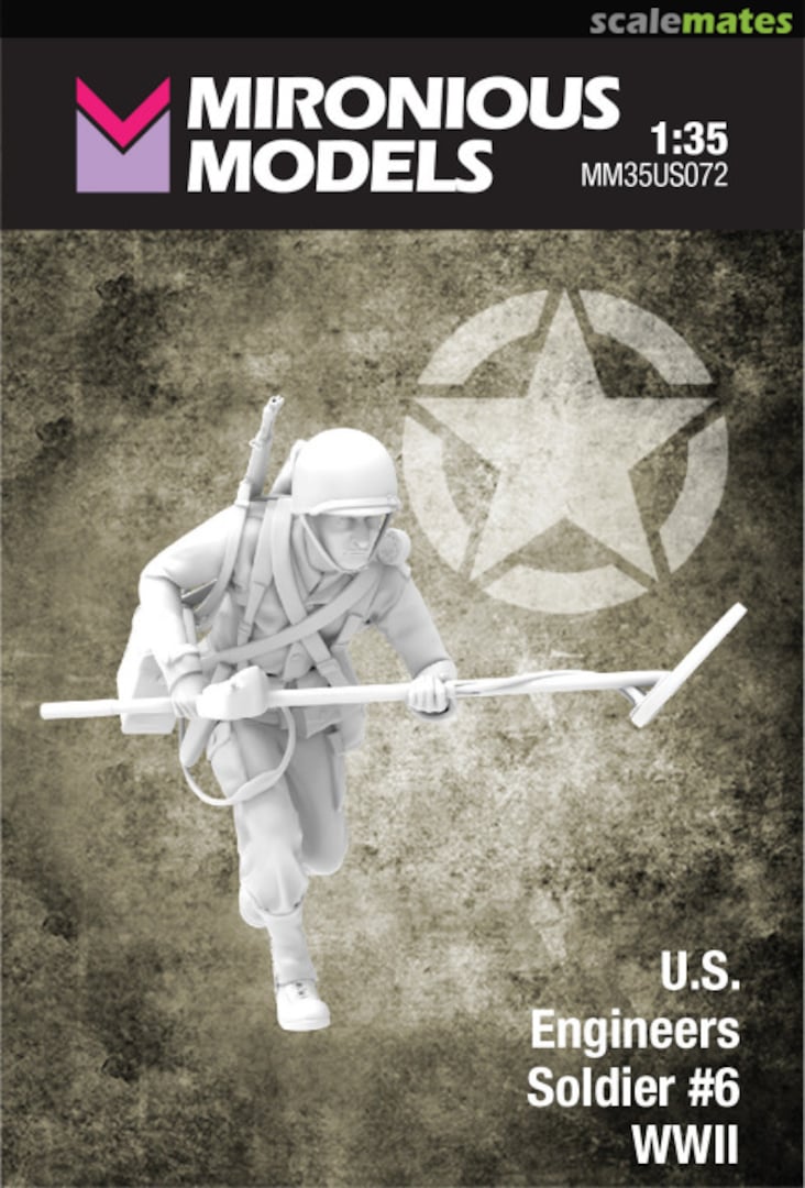 Boxart WWII US Engineers Soldier #6 MM35US072 Mironious Models