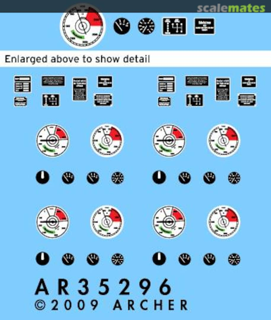 Boxart Sd.kfz.11/4 Instruments and Placards AR35296 Archer