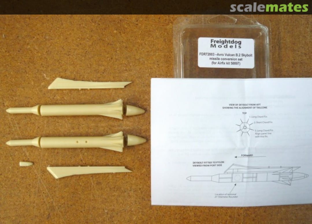 Boxart Avro Vulcan B.2 Skybolt Missile conversion set FDR72003 Freightdog Models