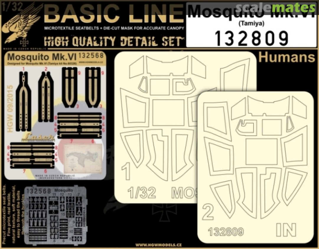 Boxart Mosquito Mk.VI Basic Line 132809 HGW Models