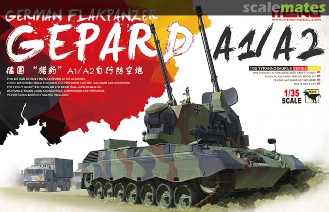 Boxart Gepard A1/A2 TS-030 Meng Model