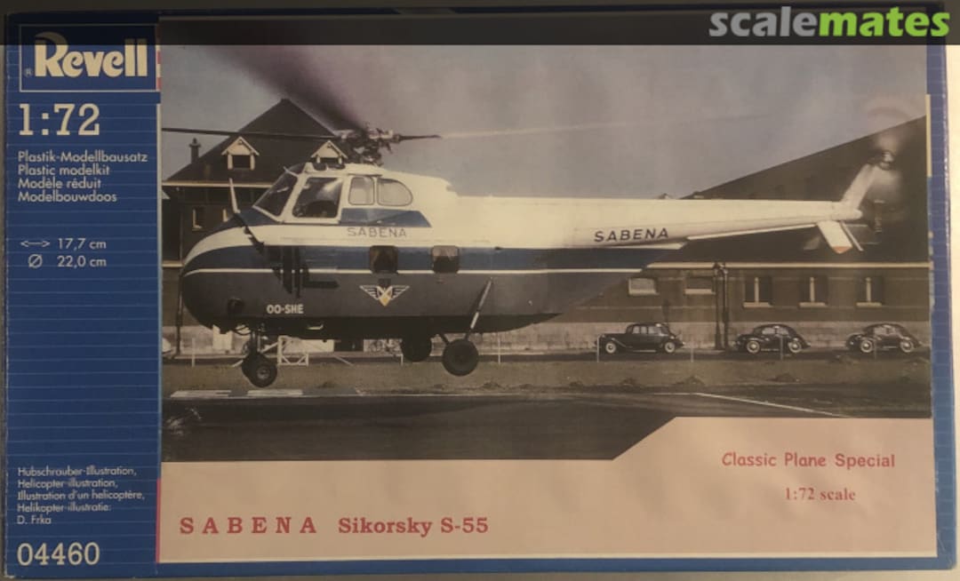 Boxart SABENA Sikorsky S-55 CPM 39 Classic Plane