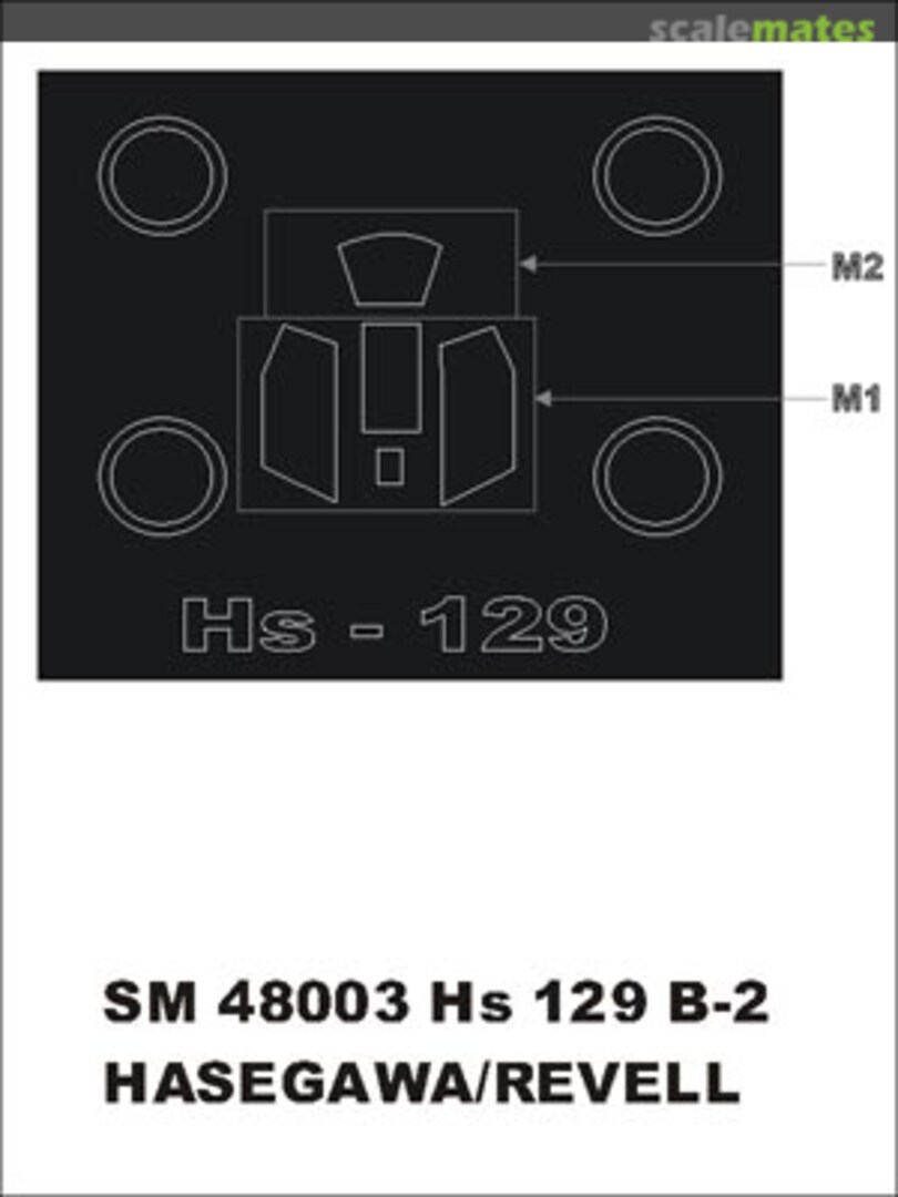 Boxart Henschel Hs 129B-2 SM48003 Montex