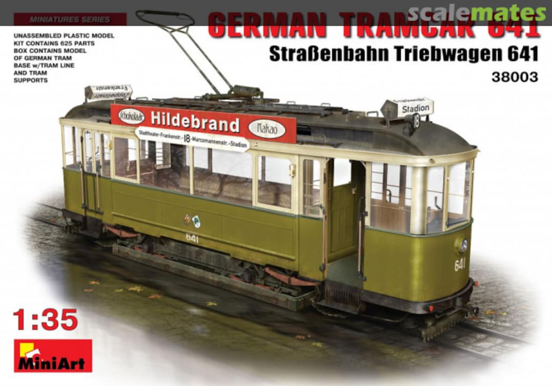 Boxart Tramcar 641 38003 MiniArt