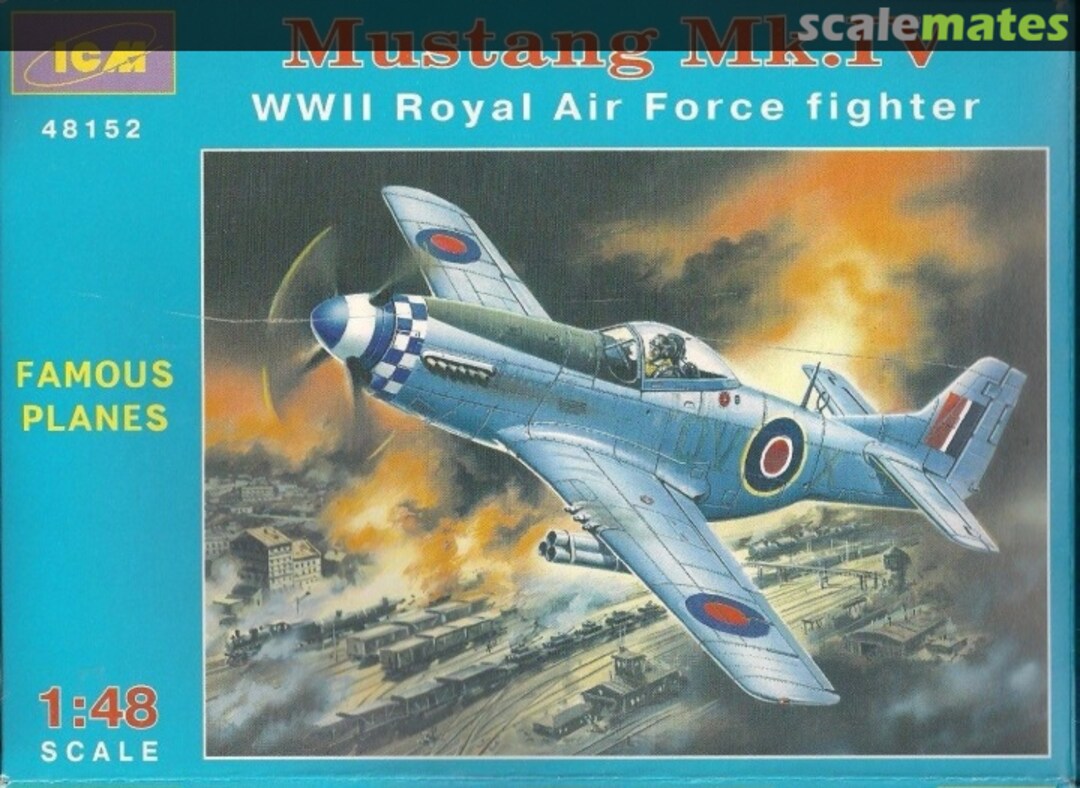 Boxart Mustang Mk.IV 48152 ICM