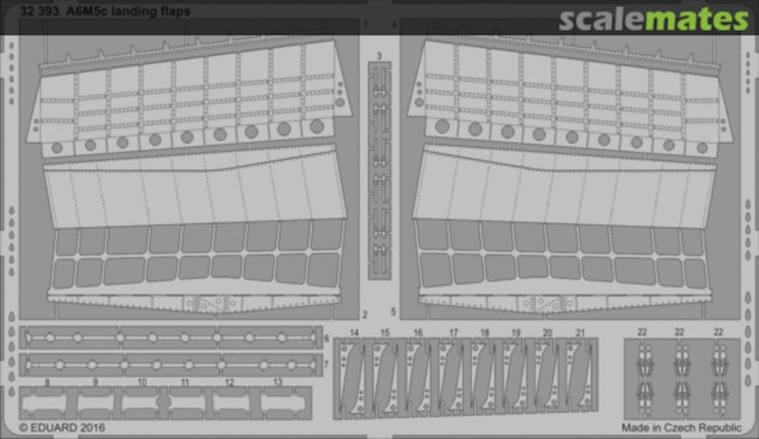 Boxart A6M5c landing flaps 32393 Eduard
