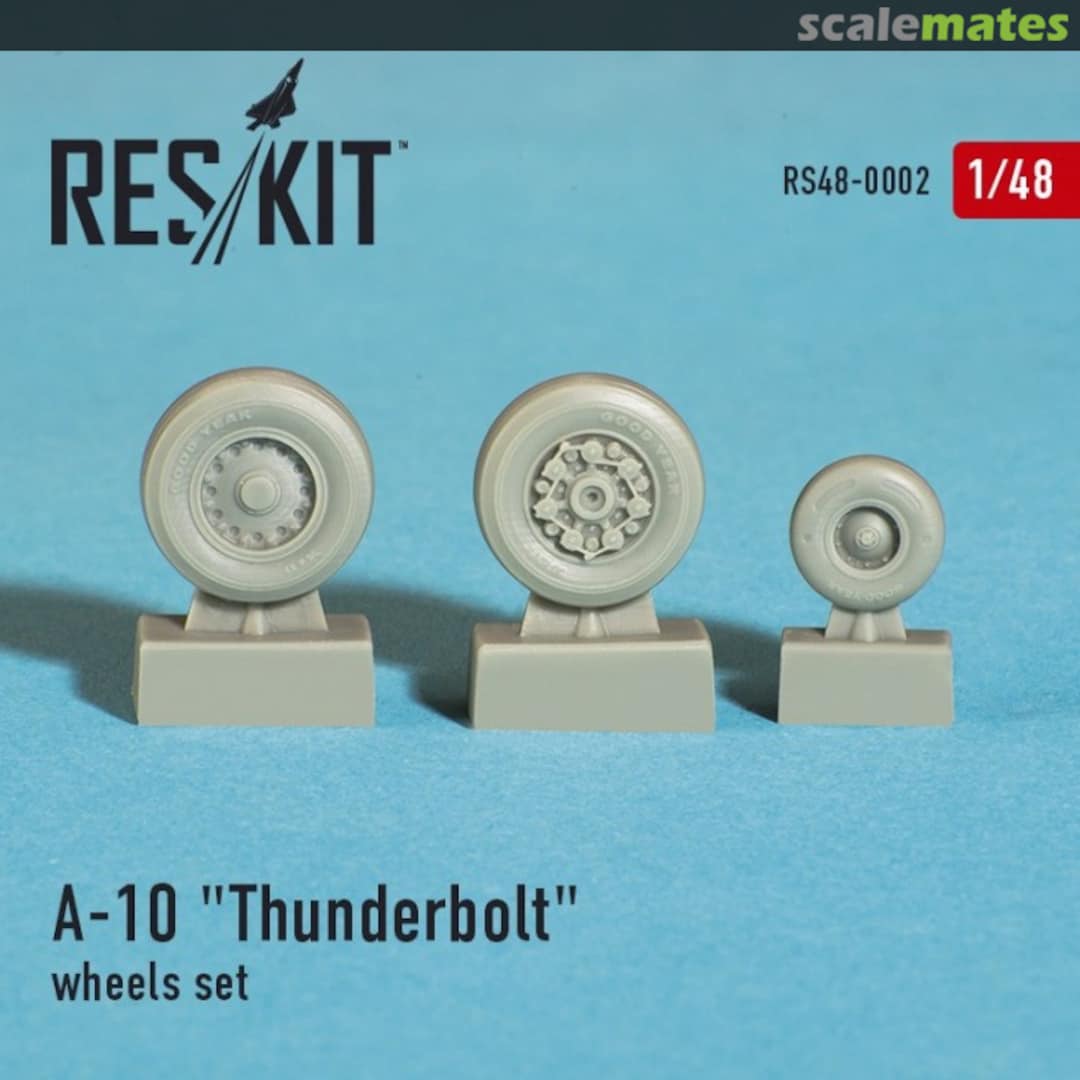 Boxart A-10 Thunderbolt II - Wheels Set RS48-0002 ResKit