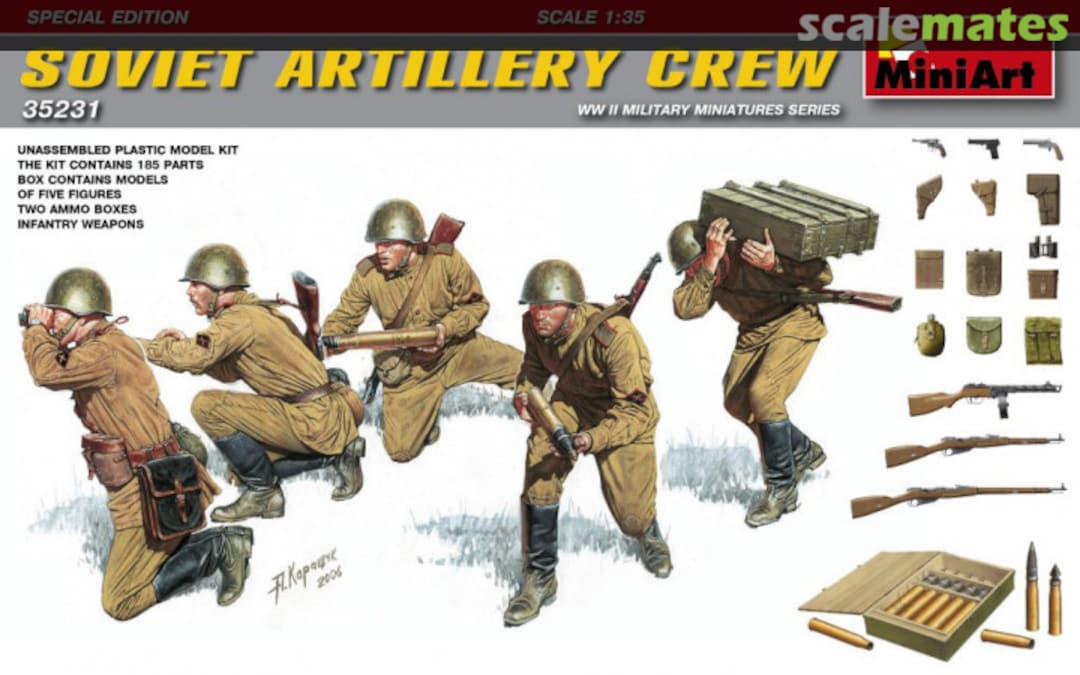 Boxart Artillery Crew 35231 MiniArt