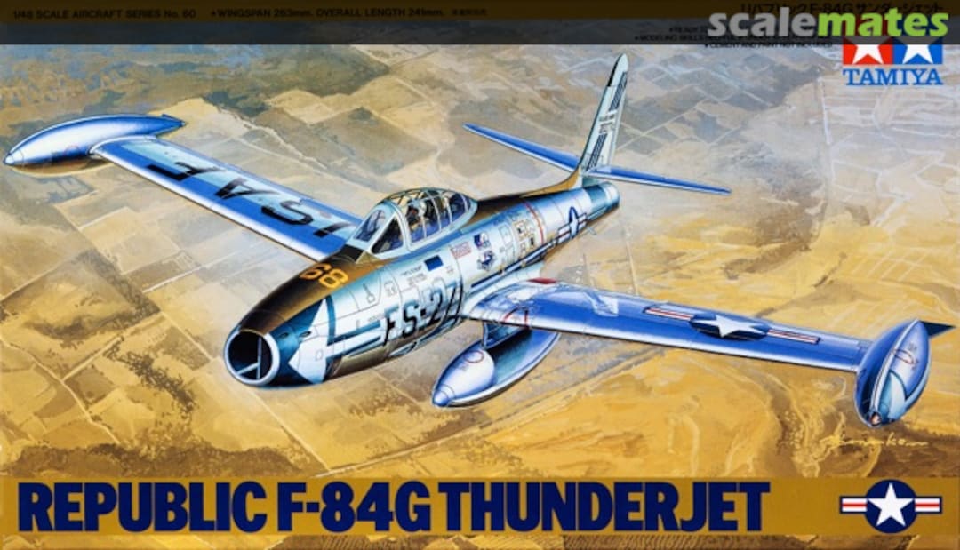 Boxart Republic F-84G Thunderjet 61060 Tamiya