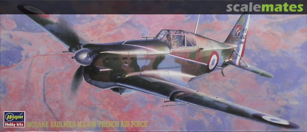 Boxart Morane Saulnier M.S.406 'French Air Force' 51319 Hasegawa