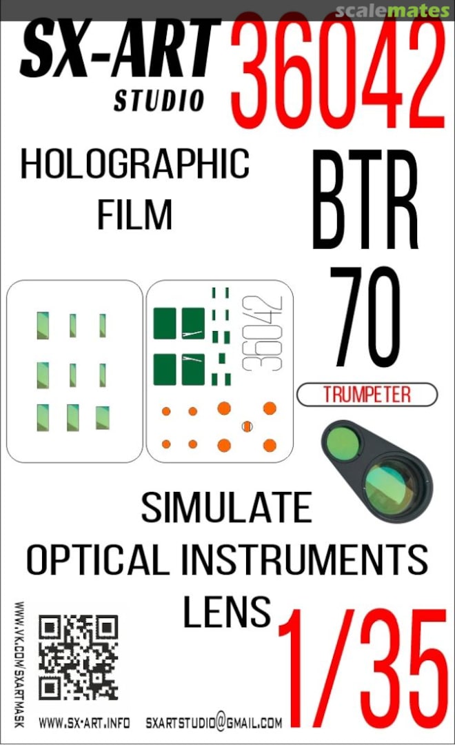 Boxart BTR-70 holographic film 36042 SX-Art