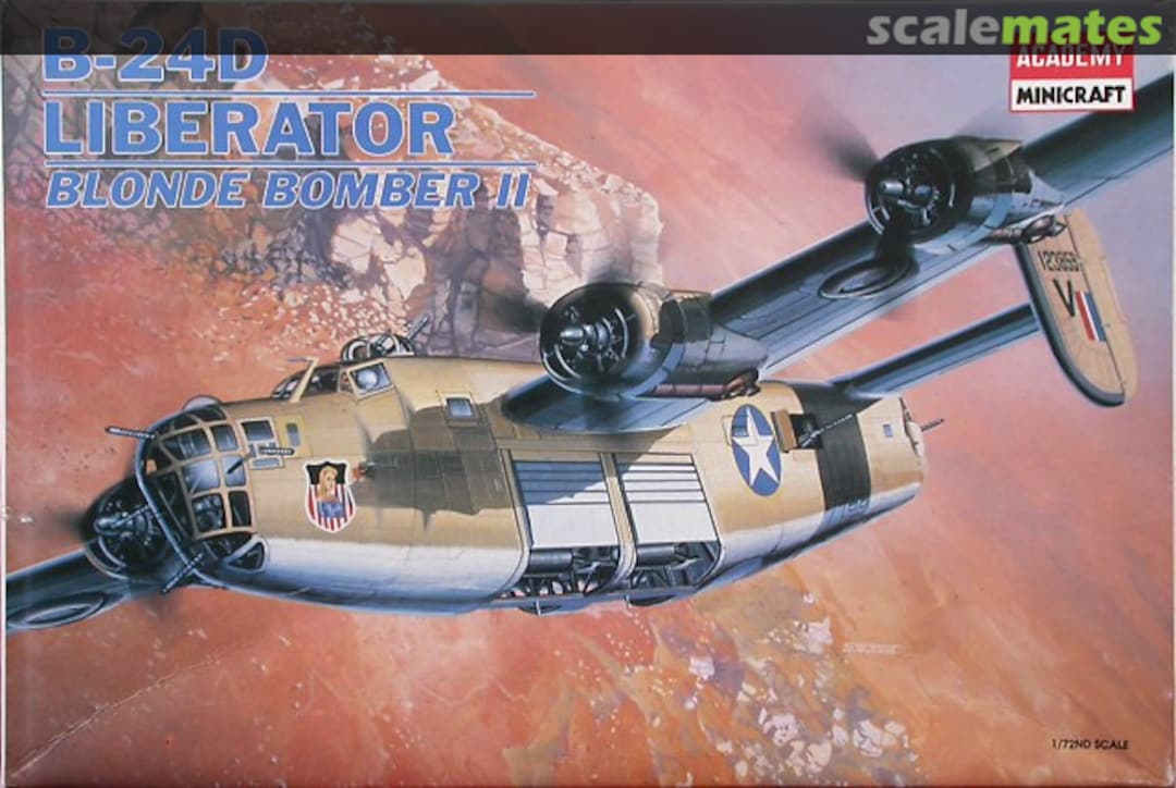 Boxart B-24D Liberator 2135 Academy/Minicraft