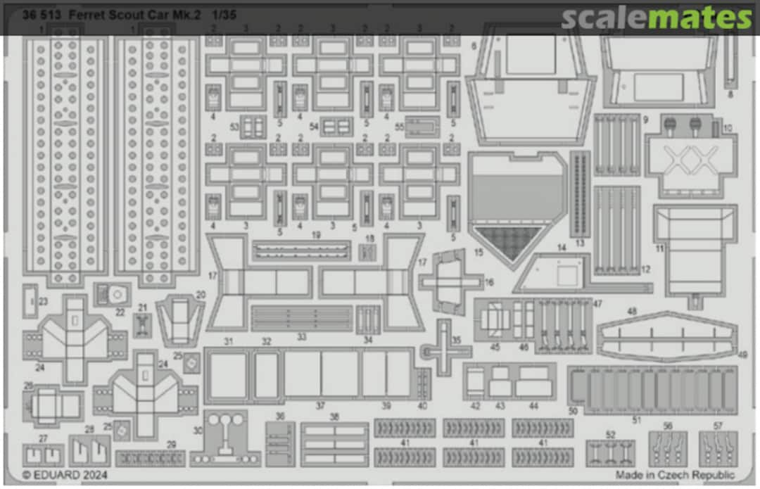 Boxart Ferret Scout Car Mk.2 36513 Eduard
