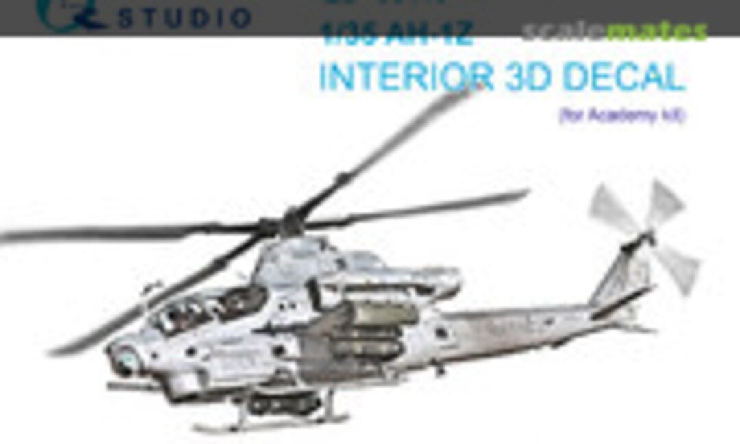 1:35 AH-1Z interior 3D decals (Quinta Studio QD+35119)