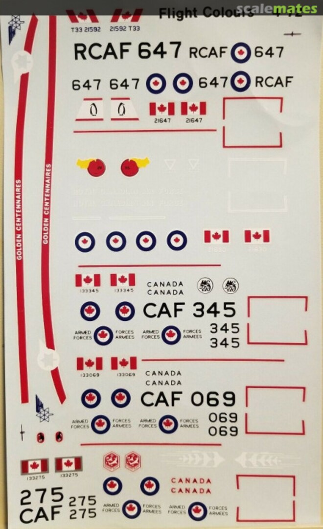 Boxart Canadair CL-30 Silver Star Mk.3 4-72 Flight Colours