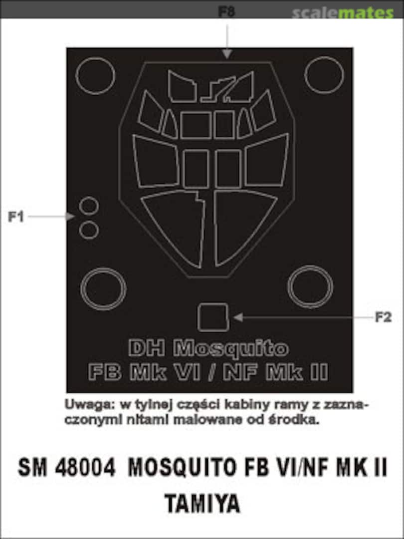 Boxart DH 98 Mosquito FBVI & NFII SM48004 Montex