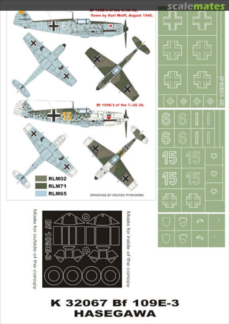 Boxart Bf 109E-3 K32067 Montex