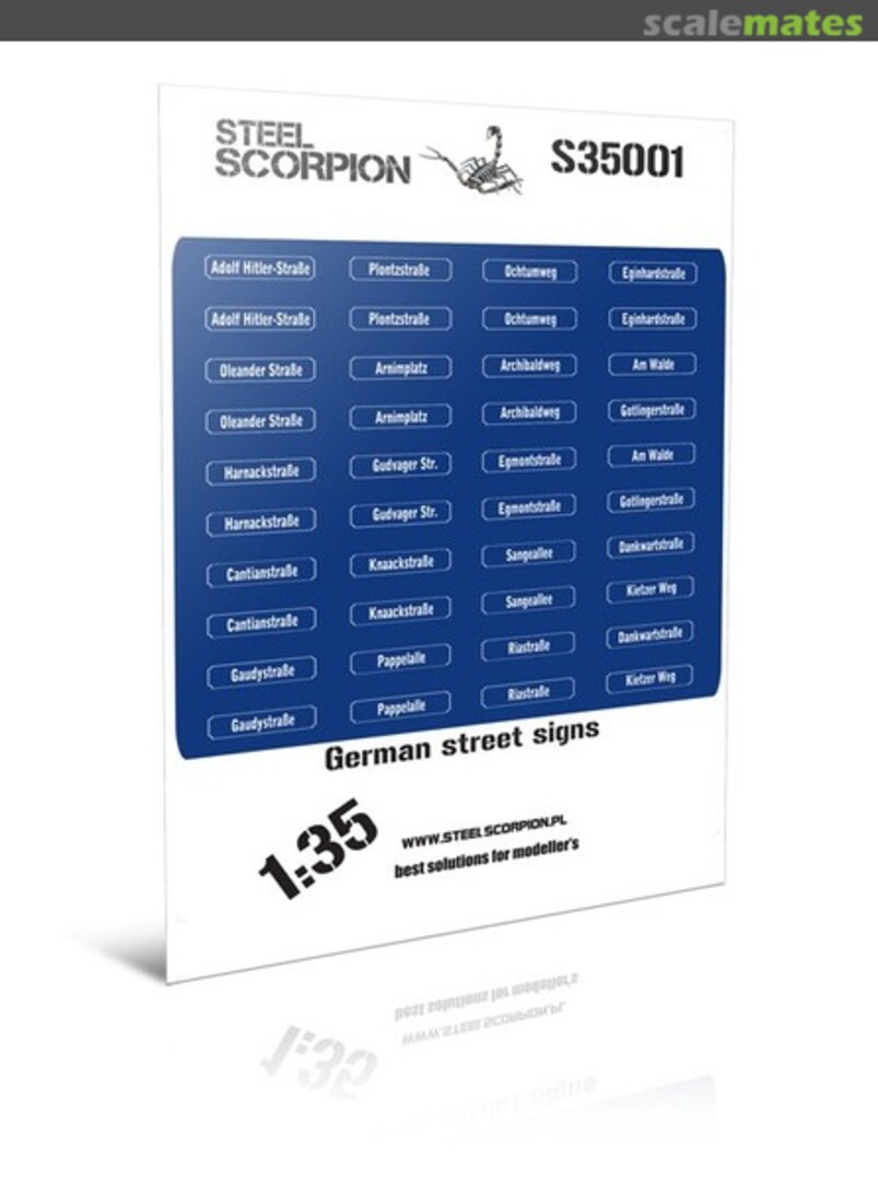 Boxart German Street Signs S35001 SteelScorpion