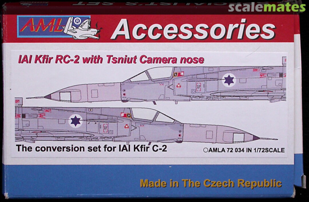 Boxart IAI Kfir RC-2 with Tsniut Camera nose AMLA72034 AML