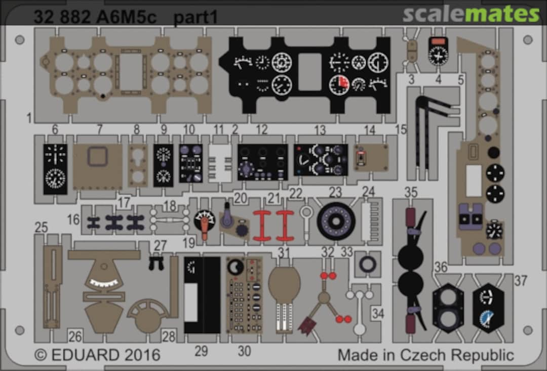 Boxart A6M5c part 1 32882 Eduard