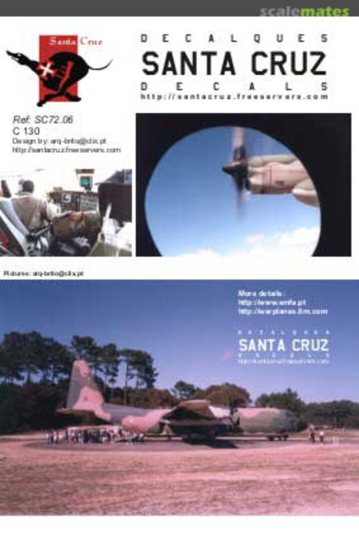 Boxart C-130H Hercules SC72.06 Santa Cruz Modelismo