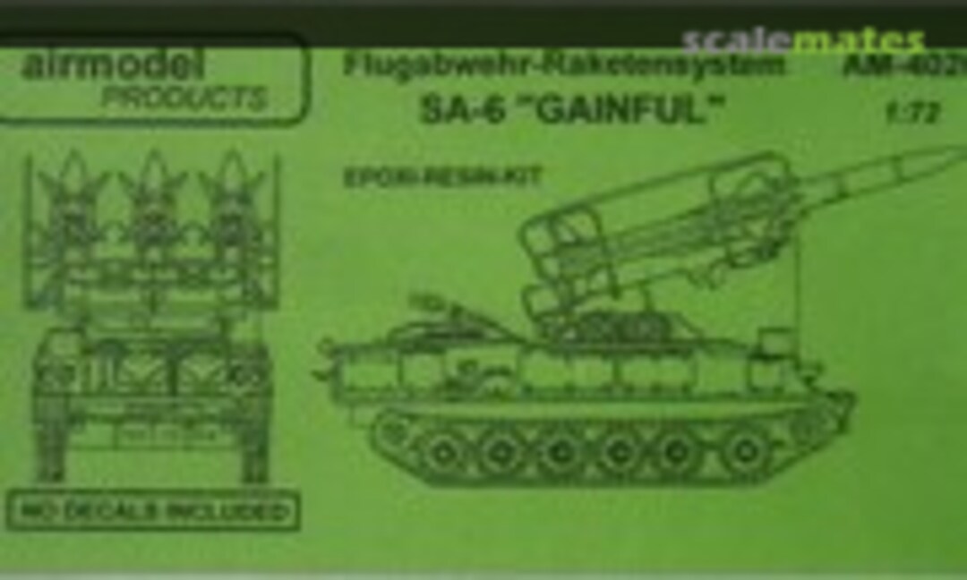 1:72 SA-6 Gainful (Airmodel AM-4026)