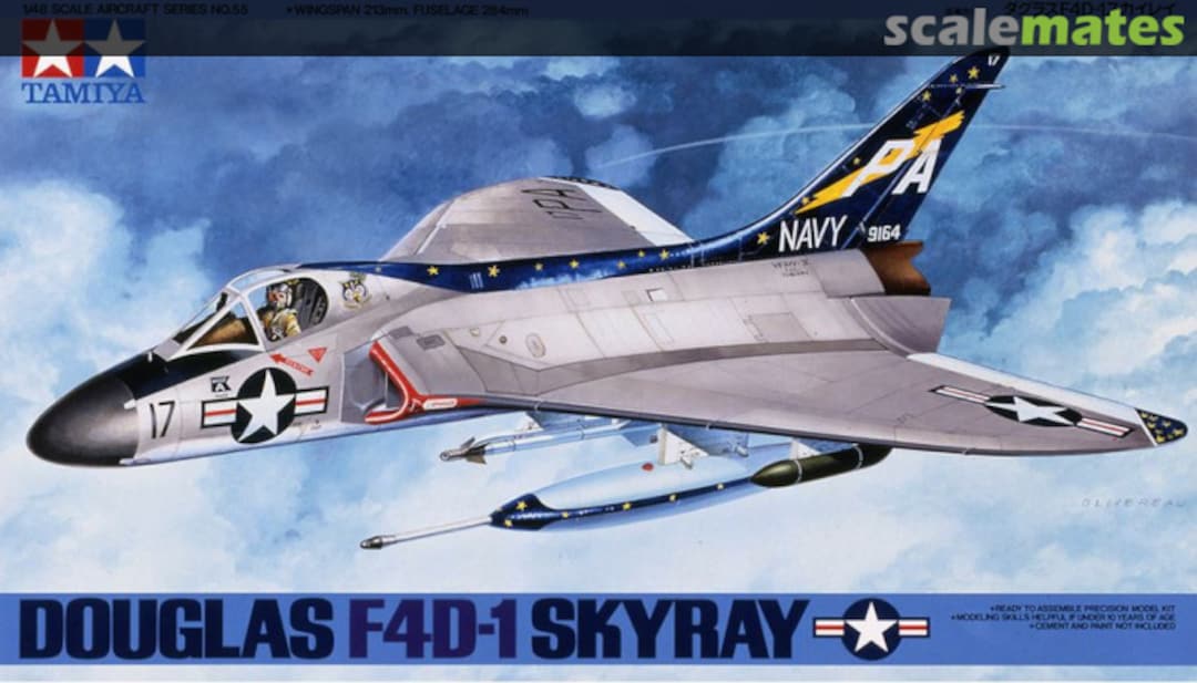 Boxart Douglas F4D-1 Skyray 61055 Tamiya