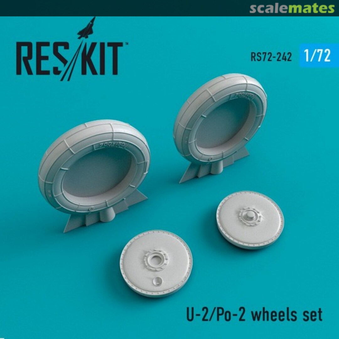 Boxart U-2/Po-2 wheels set RS72-0242 ResKit