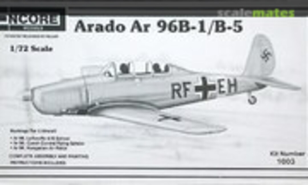 1:72 Arado Ar 96B-1/B-5 (Encore Models 1003)