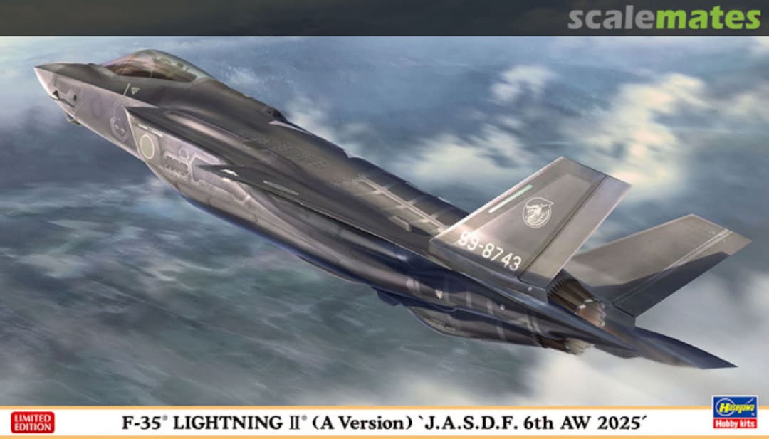 Boxart F-35 Lightning II (A Version) 'J.A.S.D.F. 6th AW 2025' 02388 Hasegawa