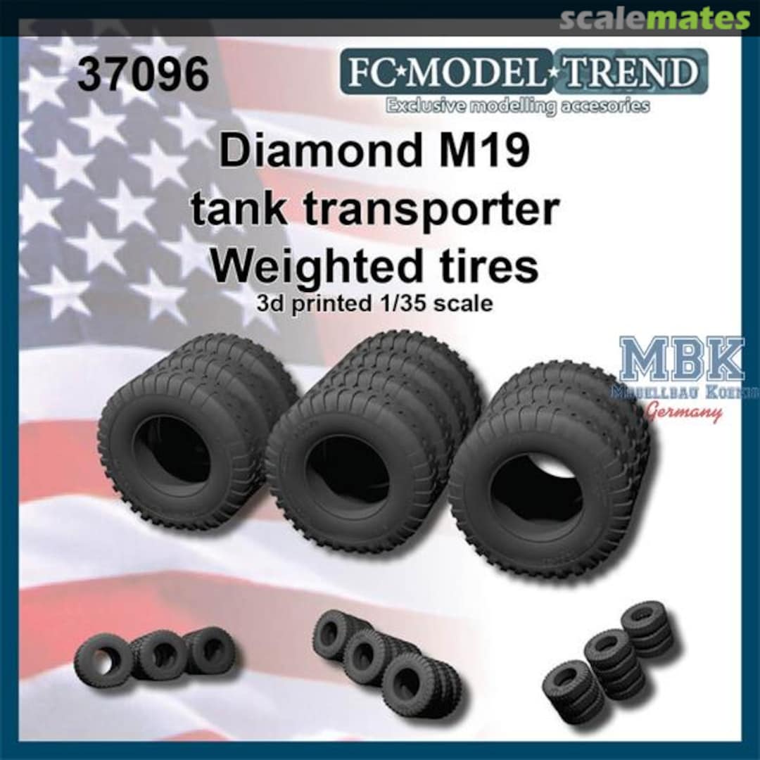 Boxart Diamond M19, weighted tires 37096 FC Model Trend