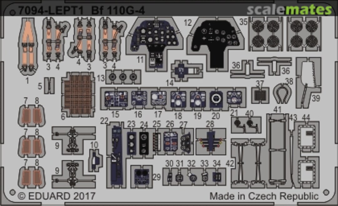 Boxart Bf 110G-4 PE-Set 7094-LEPT Eduard