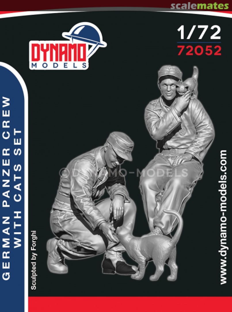 Boxart German Panzer Crew with Cats 72052 Dynamo Models