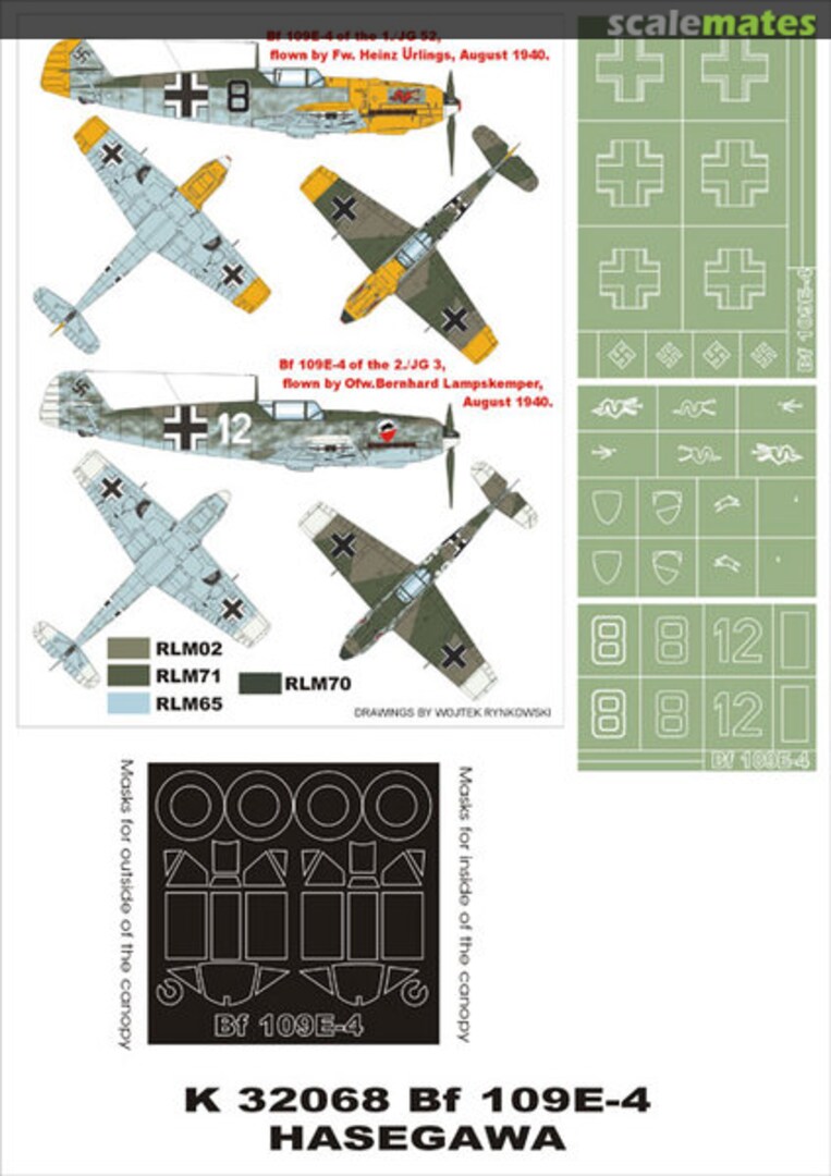 Boxart Bf 109E-4 K32068 Montex