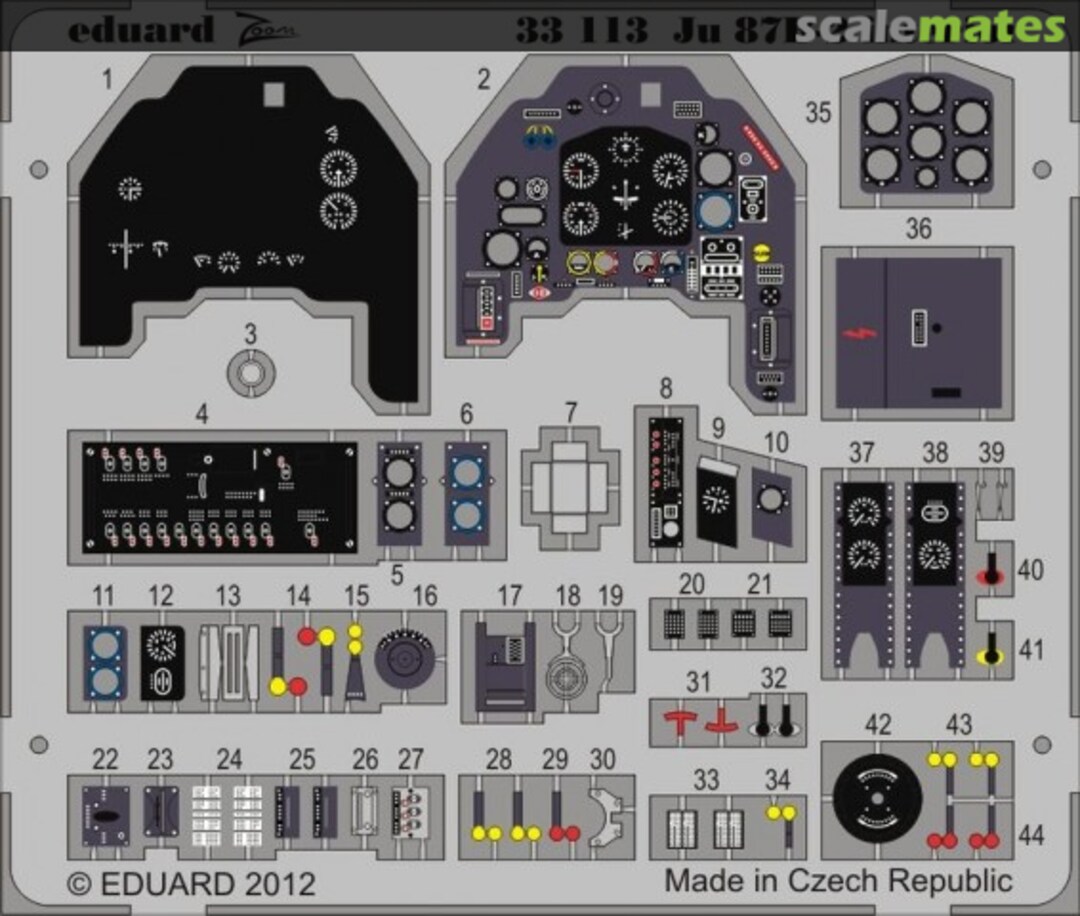 Boxart Ju 87B-2 interior S. A. 33113 Eduard