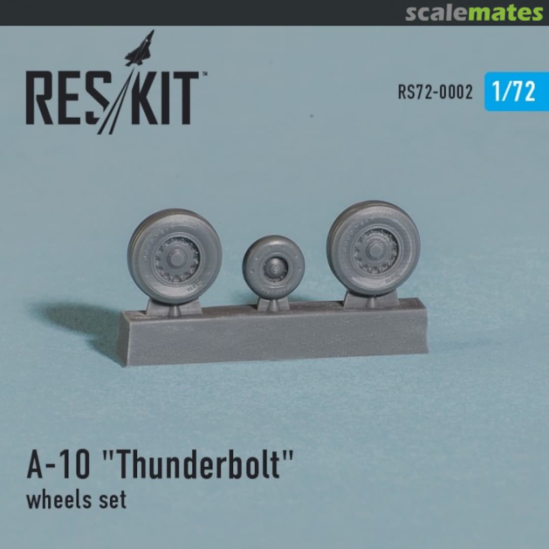 Boxart A-10 Thunderbolt - wheels set RS72-0002 ResKit